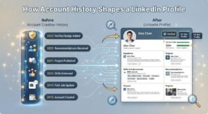LinkedIn accounts with connections